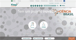 Desktop Screenshot of finep.gov.br